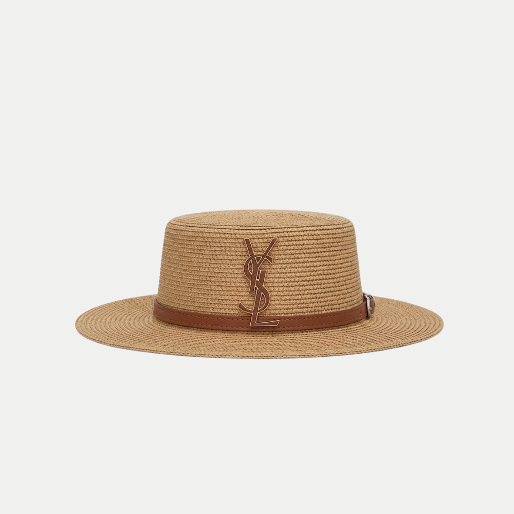 YSL - Straw Fedora Hat
